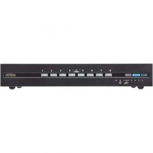 8-PORT USB DVI SINGLE DISPLAY PP4.0 SECURE KVM W/ CAC SUPPORT - CS1188D4C