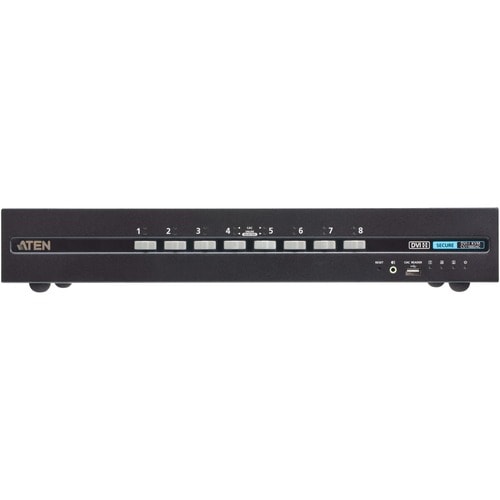 8-PORT USB DVI SINGLE DISPLAY PP4.0 SECURE KVM W/ CAC SUPPORT - CS1188D4C
