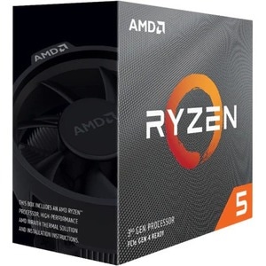 AMD Ryzen 5 (3rd Gen) 3600 Hexa-core (6 Core) 3.60 GHz Processor - 32 MB L3 Cache - 3 MB L2 Cache - 64-bit Processing - 4.20 GHz - 100-100000031SBX