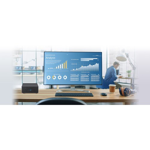 Asus PN63-S1-SYS5H82PXFD Desktop Computer - Intel Core i5 11th Gen i5-11300H - 8 GB - 256 GB SSD - Mini PC - Black - Intel Chip - Windows - PN63-S1-SYS5H82PXFD - Image 11