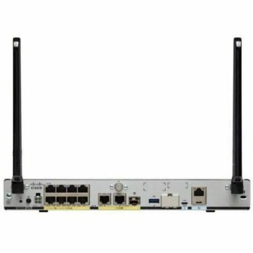 Cisco 1131 Wi-Fi 6 IEEE 802.11 a/b/g/n/ac/ax Wireless Router - 5G - 8 x Network Port - 2 x Broadband Port - USB - PoE Ports - Gigabit - C1131-8PLTEPWB - Image 2