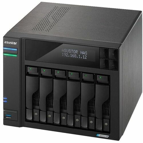 Asustor Lockerstor 6 Gen2 AS6706T - 6 Bay NAS, Quad-Core 2.0 GHz CPU, 4X M.2 NVMe Slots, Dual 2.5GbE, Upgradable to 10GbE, 8GB DDR4 RAM, Content Creation Network - AS6706T - Image 5