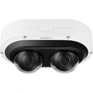 6MP X 2 AI IR OUTDOOR DOME POE+ SHIELDED RJ45 HARD-COATED DOME - PNM-C12083RVD