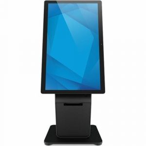 Elo Wallaby Pro Countertop Stand - E989127 - 22" to 27" Screen Support - Countertop - Black, Silver - For POS Terminal, Touch Screen Display, Retail Store, Restaurant, - E989127