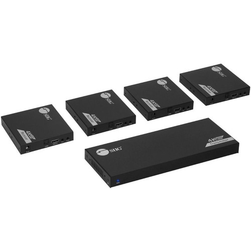 1X4 4K 60HZHDMISPLITTEROVERCAT6 EXTENDER W/ LOOPOUT IR ARC RS-232 - CE-H27A11-S1