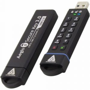 2TB 256 AES XTS HW ENCRYPTED SECURE USB 3.0 MEMORY KEY - ASK3-2TB