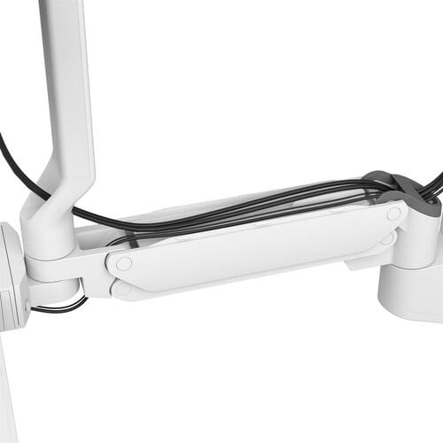 Ergotron CareFit Mounting Arm for Keyboard, Monitor, LCD Monitor - White - Height Adjustable - 27" Screen Support - 22 lb Load Capacity - 100 x 100, 75 - 45-622-251 - Image 5