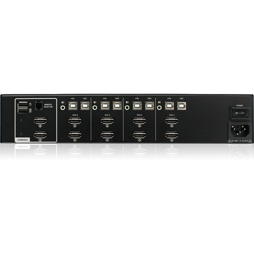 4-PORT DUAL VIEW HDMI SECURE KVM SWITCH W/AUDIO - GCS1324TAA4C - Image 2
