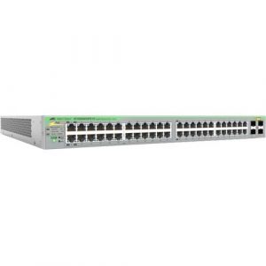 Allied Telesis GS950/52PS V2 Ethernet Switch - 48 Ports - Manageable - Gigabit Ethernet - 10/100/1000Base-T, 100/1000Base-X - 2 Layer Supported - Modular - 4 SFP Slots - AT-GS950/52PS V2-10