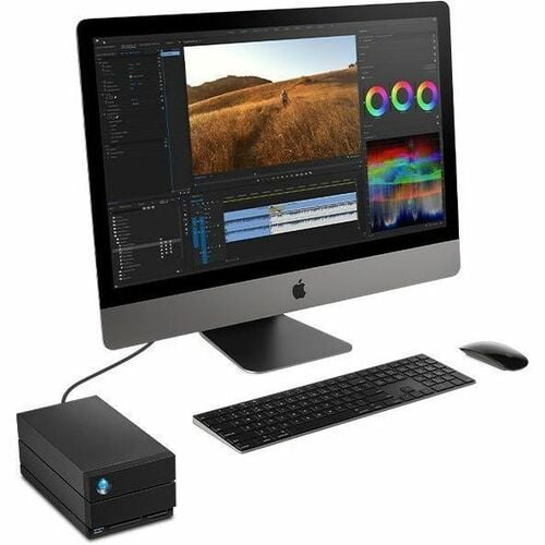 16TB LACIE 2BIG DOCK V2 DUAL-DISK HW RAID - STLG16000400 - Image 5