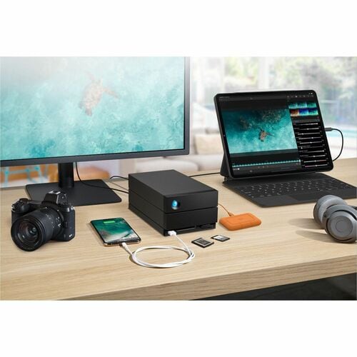 16TB LACIE 2BIG DOCK V2 DUAL-DISK HW RAID - STLG16000400 - Image 6