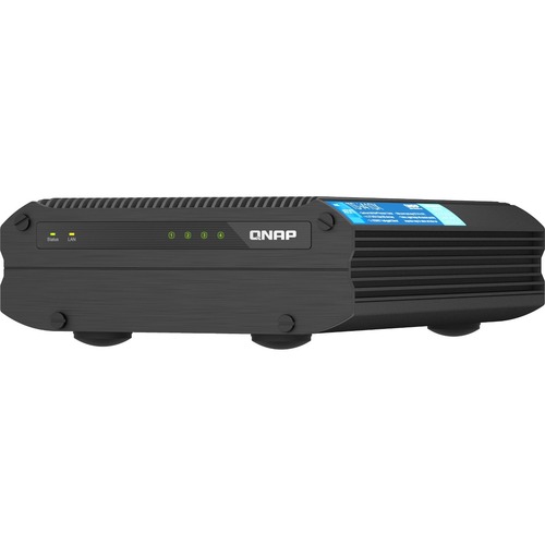 QNAP TS-I410X-8G SAN/NAS Storage System - Intel Atom x6425E Quad-core (4 Core) 2 GHz - 4 x HDD Supported - 4 x SSD Supported - 8 GB RAM - TS-I410X-8G-US - Image 4