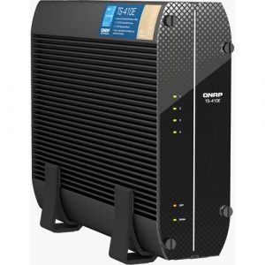 QNAP TS-410E-8G SAN/NAS Storage System - Intel Celeron J6412 Quad-core (4 Core) 2 GHz - 4 x HDD Supported - 4 x SSD Supported - 8 GB RAM - TS-410E-8G-US