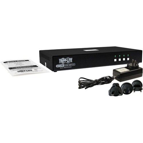 Tripp Lite by Eaton Secure KVM Switch, 4-Port, Single Head, DisplayPort to DisplayPort, 4K, NIAP PP4.0, Audio, TAA - 4 Computer(s) - 1 Local User(s) - 3840 x - B002-DP1A4-N4 - Image 4