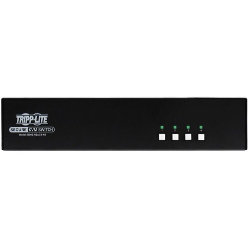 Tripp Lite by Eaton Secure KVM Switch, 4-Port, Dual Head, HDMI to HDMI, 4K, NIAP PP4.0, Audio, CAC, TAA - 4 Computer(s) - 1 Local User(s) - 3840 - B002-H2AC4-N4 - Image 2