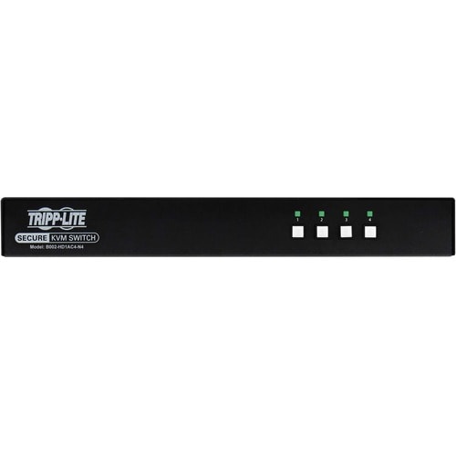Tripp Lite by Eaton Secure KVM Switch, 4-Port, Single Head, DP to HDMI (x4), 4K, NIAP PP4.0, Audio, CAC, TAA - 4 Computer(s) - 1 Local User(s) - - B002-HD1AC4-N4 - Image 2