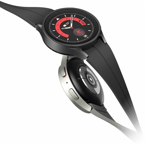 Samsung Galaxy Watch5 Pro - 45 mm - Optical Heart Rate Sensor, Bioelectrical Impedance Analysis (BIA) Sensor - Sleep Monitor - Sleep Quality, Heart Rate, Steps Taken - - SM-R920NZKAXAA - Image 16
