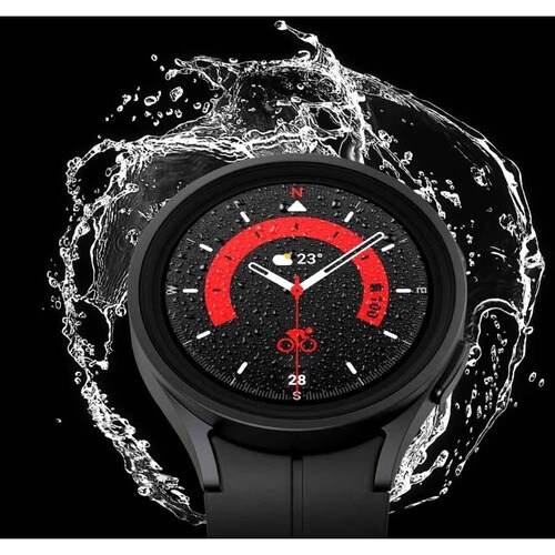 Samsung Galaxy Watch5 Pro - 45 mm - Optical Heart Rate Sensor, Bioelectrical Impedance Analysis (BIA) Sensor - Sleep Monitor - Sleep Quality, Heart Rate, Steps Taken - - SM-R920NZKAXAA - Image 18