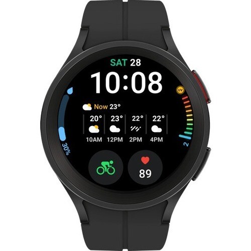 Samsung Galaxy Watch5 Pro - 45 mm - Optical Heart Rate Sensor, Bioelectrical Impedance Analysis (BIA) Sensor - Sleep Monitor - Sleep Quality, Heart Rate, Steps Taken - - SM-R920NZKAXAA - Image 22