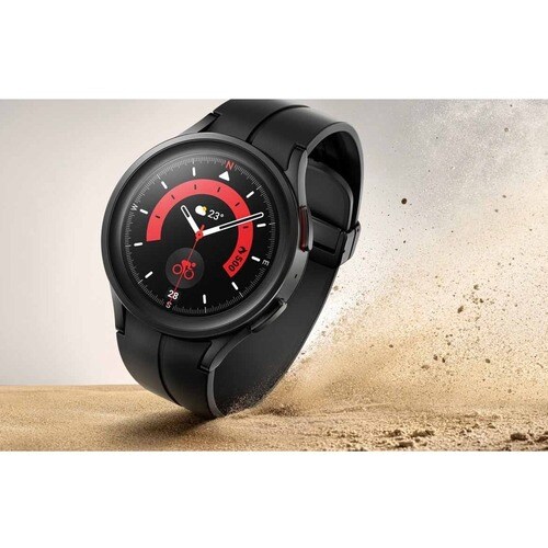 Samsung Galaxy Watch5 Pro - 45 mm - Optical Heart Rate Sensor, Bioelectrical Impedance Analysis (BIA) Sensor - Sleep Monitor - Sleep Quality, Heart Rate, Steps Taken - - SM-R920NZKAXAA - Image 25