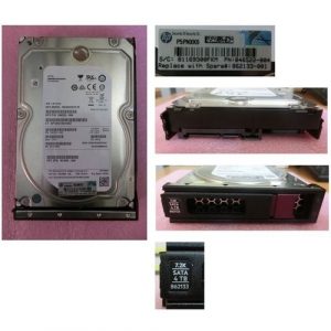 HP 4TB 7.2K 6G SATA LFF LP DS HDD 861683-B21 - 862133-001
