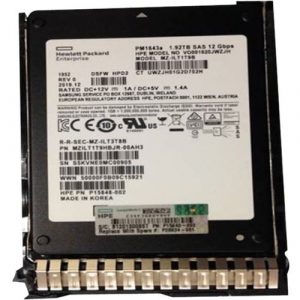 HP 1.92TB SAS SOLID STATE DRIVE 2.5-INCH SMALL FORM FACTOR - P20834-001