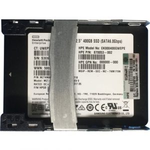 HP 400GB SPS-DRV SSD 6G SFF SATA WI-3 QR - 882148-001