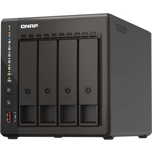 4BAY HP DESKTOP NAS WITH INTEL CELERON 4-CORE J6412 ONBOARD 8GB - TS-453E-8G-US