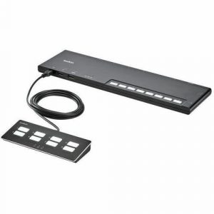 8PORT SINGLE HEAD MODULARSECURE SWITCH BASE UNIT PP4.0 W/REMOTE KVM - F1DN108MOD-BA-4