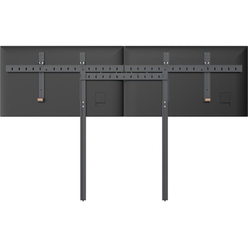 Heckler Design Mounting Rail Kit for Display, Wall Mount - Black Gray - 2 Display(s) Supported - 82" to 98" Screen Support - 300 lb Load Capacity - - H803-BG - Image 2