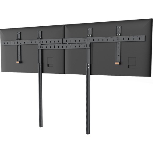 Heckler Design Mounting Rail Kit for Display, Wall Mount - Black Gray - 2 Display(s) Supported - 82" to 98" Screen Support - 300 lb Load Capacity - - H803-BG - Image 3