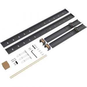 Heckler Design Mounting Rail Kit for Display, Wall Mount - Black Gray - 2 Display(s) Supported - 82" to 98" Screen Support - 300 lb Load Capacity - - H803-BG