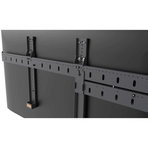 Heckler Design Mounting Rail Kit for Display, Wall Mount - Black Gray - 2 Display(s) Supported - 82" to 98" Screen Support - 300 lb Load Capacity - - H803-BG - Image 5