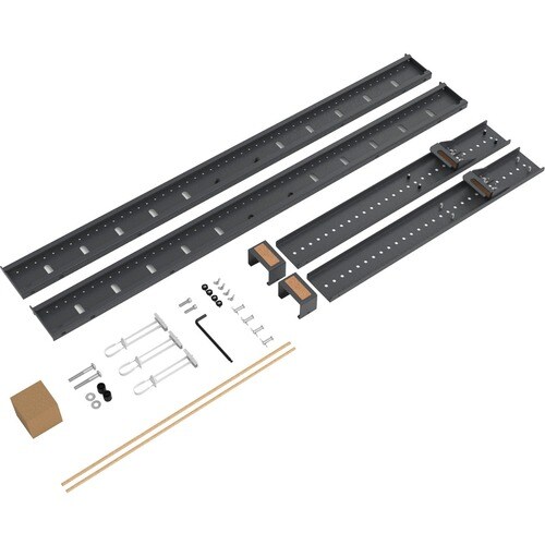 Heckler Design Mounting Rail Kit for Display, Wall Mount - Black Gray - 2 Display(s) Supported - 82" to 98" Screen Support - 300 lb Load Capacity - - H803-BG