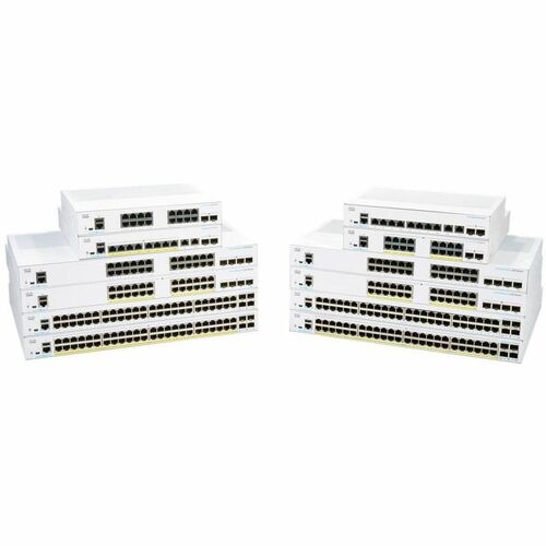 Cisco Business 350 CBS350-24P-4X Ethernet Switch - 24 Ports - Manageable - Gigabit Ethernet, 10 Gigabit Ethernet - 1000Base-T, 10GBase-X - 3 Layer Supported - Modular - 35.72 - CBS350-24P-4X-AR