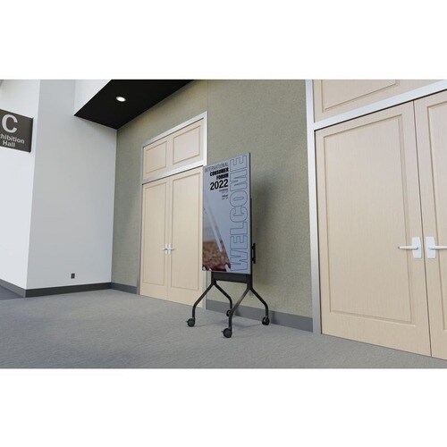 Chief Voyager Manual height Adjustable AV Mobile Cart - For 50-85 Inch Displays - Mobile TV Cart - White - Chief Voyager Height Adjustable AV Mobile Cart - - LSCUB - Image 11