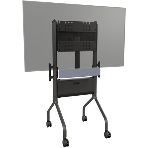 Chief Voyager Manual height Adjustable AV Mobile Cart - For 50-85 Inch Displays - Mobile TV Cart - White - Chief Voyager Height Adjustable AV Mobile Cart - - LSCUB - Image 8