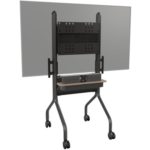 Chief Voyager Manual height Adjustable AV Mobile Cart - For 50-85 Inch Displays - Mobile TV Cart - White - Chief Voyager Height Adjustable AV Mobile Cart - - LSCUB - Image 9