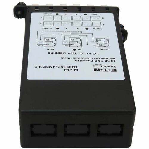 Eaton Tripp Lite Series Fiber TAP Cassette - Multimode, 4x Duplex LC, 70/30 Split - 12 Port(s) - 12 x Duplex N482TAP-4MM73LC - N482TAP-4MM73LC - Image 3