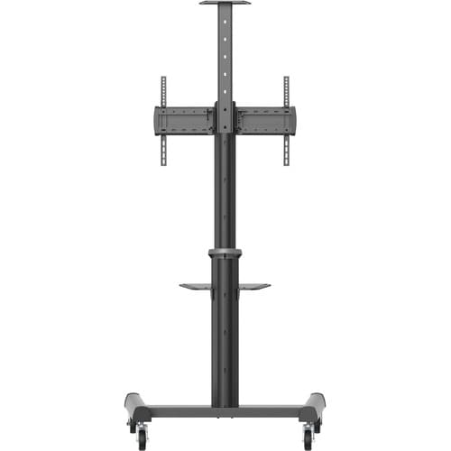 Eaton Tripp Lite Series Safe-IT Heavy-Duty Rolling Cart for 37" to 70" Displays, UL Certified, Antimicrobial Protection - 154 lb Capacity - 3" Caster Size - Aluminum - - DMCS3770AMUL - Image 3