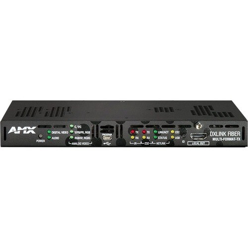 AMX DXF-TX-SMD DXLink Multi-Format Single Mode Fiber Transmitter, Duplex - 2 Input Device - 1 Output Device - 32808.40 ft Range - 1 x Network (RJ-45) - 2 - FG1010-360FX - Image 3