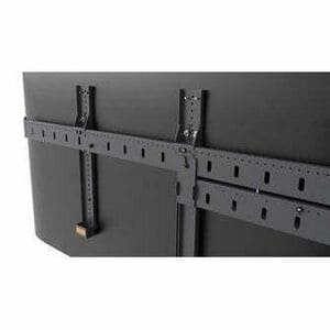 Heckler Design Mounting Rail Kit for Display, Wall Mount - Black Gray - 2 Display(s) Supported - 65" to 75" Screen Support - 300 lb Load Capacity - - H802-BG - Image 6