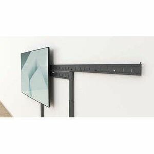 Heckler Design Mounting Rail Kit for Display, Wall Mount - Black Gray - 2 Display(s) Supported - 65" to 75" Screen Support - 300 lb Load Capacity - - H802-BG - Image 7