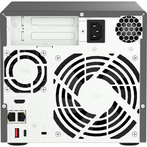 QNAP TVS-h474-PT-8G SAN/NAS Storage System - 1 x Intel Pentium Gold G7400 Dual-core (2 Core) 3.70 GHz - 4 x HDD Supported - 0 x HDD Installed - - TVS-H474-PT-8G-US - Image 3