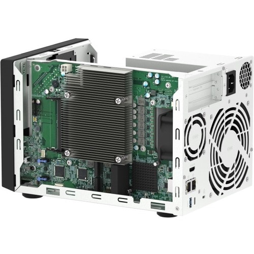 QNAP TVS-h474-PT-8G SAN/NAS Storage System - 1 x Intel Pentium Gold G7400 Dual-core (2 Core) 3.70 GHz - 4 x HDD Supported - 0 x HDD Installed - - TVS-H474-PT-8G-US - Image 7