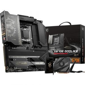 MSI MEG X670E GODLIKE Gaming Desktop Motherboard - AMD X670 Chipset - Socket AM5 - Extended ATX - Ryzen 5, Ryzen 7, Ryzen 9 Processor Supported - 128 - X670EGODLIKE