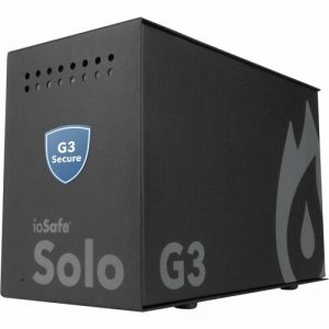 ioSafe Solo G3 Secure DAS Storage System - 1 x HDD Supported - 1 x HDD Installed - 4 TB Installed HDD Capacity - Serial ATA - Serial - 71400-1261-1200