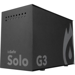 ioSafe Solo G3 Black Edition 6 TB Desktop Hard Drive - External - Black - USB 3.0 Type A - 256-bit AES Encryption Standard - 2 Year Warranty - 71300-1241-1200