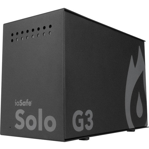 ioSafe Solo G3 Black Edition 6 TB Desktop Hard Drive - External - Black - USB 3.0 Type A - 256-bit AES Encryption Standard - 2 Year Warranty - 71300-1241-1200