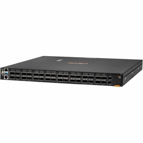 HPE 9300-32D Ethernet Switch – Manageable – 400 Gigabit Ethernet, 10 Gigabit Ethernet – 10GBase-X – 3 Layer Supported – Modular – 615 W Power Consumption – Optical - R9A30A#B2B
